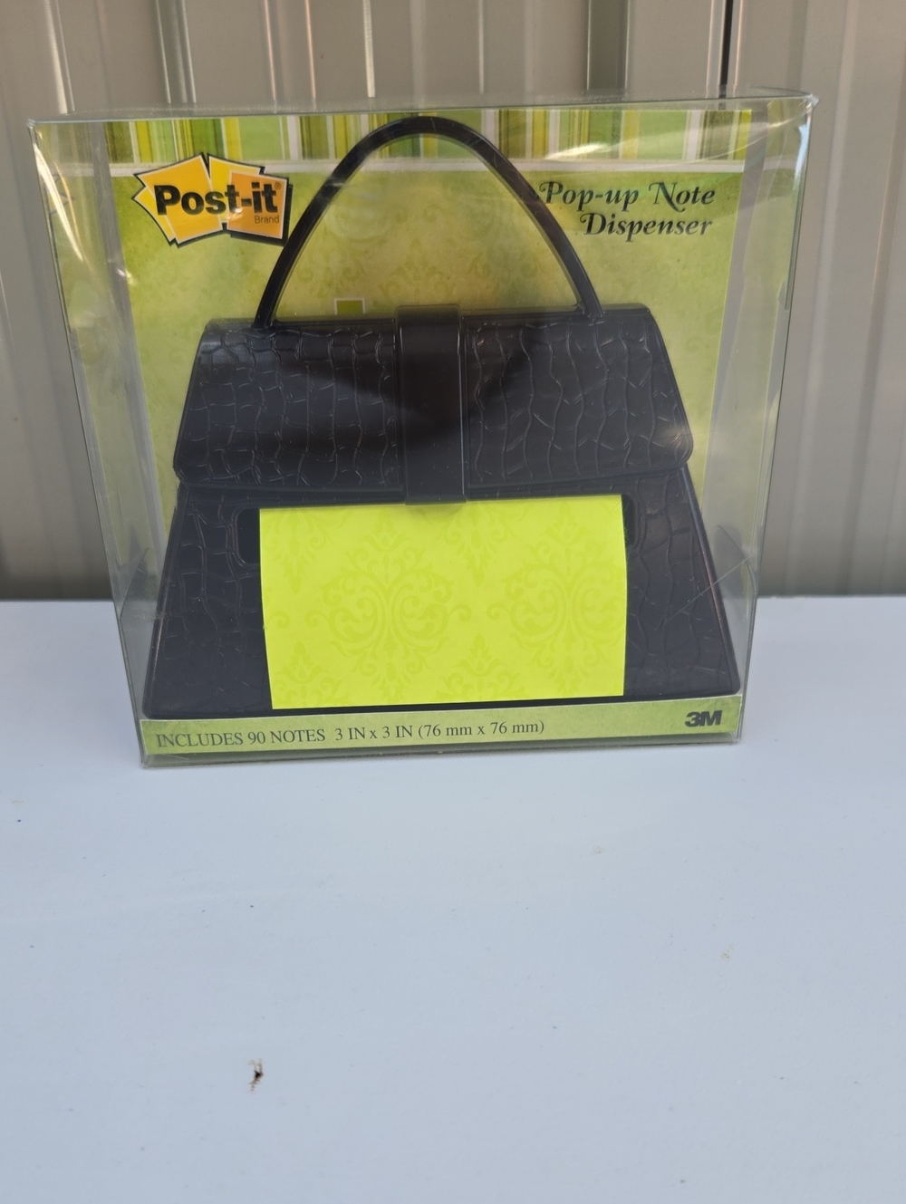 Black Handbag Pop-up Note Dispenser